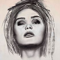 My project in Artistic Charcoal Portraiture: Creating Atmosphere course. Traditional illustration, Fine Arts, Drawing, Portrait Drawing, Realistic Drawing, and Artistic Drawing project by Anne Scheltes - 03.04.2022