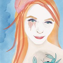 Self-Portrait, First steps in digital drawing. Un progetto di Illustrazione digitale di Isabelle Koch - 04.03.2022