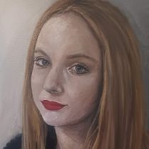 Il mio progetto del corso: Ritratto realistico ad olio: dettagli ed espressività. Fine Arts, Painting, and Oil Painting project by Laura Sala - 12.08.2021