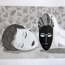 man ray illustration. Ilustração tradicional, Artes plásticas, Desenho e Ilustração com tinta projeto de Pista Cristiana - 03.03.2022
