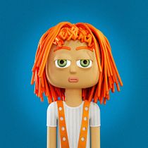 My project in 3D Self-Portrait Creation for Social Media in Cinema 4D course. 3D, 3D Modeling, and 3D Character Design project by Daria Voron - 03.04.2022