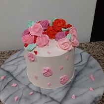 Mi Proyecto del curso: Flores de crema de mantequilla para cake design. Design, and DIY project by sofiapeker - 03.05.2022