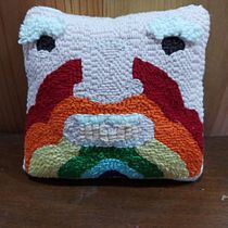 Mi Proyecto del curso: Bordado XL con aguja mágica. Un projet de Broderie, Décoration, Punch needle , et Design textile de Fabiola Hernández - 03.03.2022