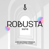 Robusta Sans: Proyecto tipográfico. Design, Publicidade, Design gráfico, Tipografia, e Desenho tipográfico projeto de Edgar Robles - 02.03.2022