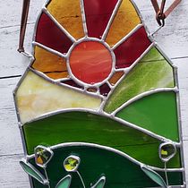 My project in Contemporary Stained Glass Design  course. Accessor, Design, Interior Design, Decoration, and DIY project by Amanda - 03.17.2022