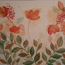 Mein Kursprojekt: Blumenkompositionen mit Aquarell: Verbinde dich mit der Natur. Ilustração tradicional, Pintura, Pintura em aquarela e Ilustração botânica projeto de heidrunknoch - 05.02.2022