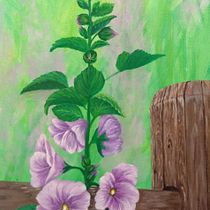 Meu projeto do curso: Pintura botânica com acrílico. Traditional illustration, Fine Arts, Painting, Acr, lic Painting, and Botanical Illustration project by Andreia Crivellari - 03.05.2022