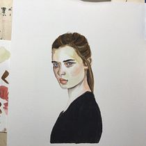 Il mio progetto del corso: Ritratto ad acquerello a partire da una fotografia. Traditional illustration, Watercolor Painting, and Portrait Drawing project by Arianna Gardini - 03.05.2022