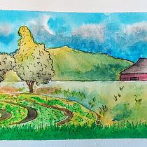 Projects and practices 🌳 . Traditional illustration, Watercolor Painting, Architectural Illustration, and Sketchbook project by artpaule - 03.05.2022