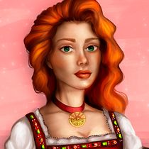 Mi Proyecto del curso: Retratos digitales de fantasía con Photoshop. Traditional illustration, Drawing, Digital Illustration, Portrait Drawing, Digital Drawing, and Digital Painting project by Inma Pastrana - 03.06.2022