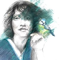 Mon projet du cours : Portrait multi-technique : capturez des émotions Ein Projekt aus dem Bereich Bildende Künste, Bleistiftzeichnung, Zeichnung, Porträtzeichnung, Realistische Zeichnung und Artistische Zeichnung von chalouv - 06.03.2022