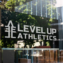 Level Up Athletics Logo. Design, Br, ing, Identit, Graphic Design, and Logo Design project by Erik Schulz - 03.06.2022