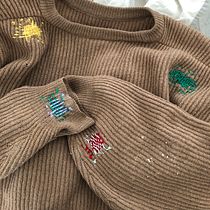 The family camel knit lives on <3. Fashion Design, Embroider, Sewing, Fiber Arts, Upc, cling, Weaving, and Textile Design project by Alessandra Litta - 03.06.2022