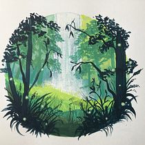 Mein Kursprojekt: Märchenlandschaften mit Gouache malen. Projekt z dziedziny Trad, c, jna ilustracja,  Malarstwo i Malowanie gwaszami użytkownika Kathi - 06.03.2022