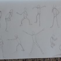 Meu projeto do curso: Desenho anatômico para principiantes. Fine Arts, Sketching, Pencil Drawing, Drawing, Realistic Drawing, and Figure Drawing project by Andressa Karoline Soares de Assis - 03.27.2022