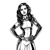 Diseño de personajes femeninos para cómics: Laura Kinney X-23. Character Design, Comic, and Drawing project by jorge.lopezramos91 - 03.06.2022