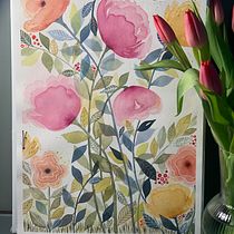 Meu projeto do curso: Aquarela floral: conecte-se com a natureza. Ilustração tradicional, Pintura, Pintura em aquarela e Ilustração botânica projeto de sandraramos - 07.03.2022