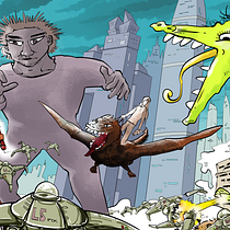 My project in Fantasy and Science Fiction Digital Illustration course. Traditional illustration, and Digital Illustration project by piconeuro - 03.07.2022