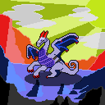Dragon (diseño de personajes pixel art). Un progetto di Character design, Videogiochi e Pixel art di Javier Jiménez Vargas - 06.03.2022