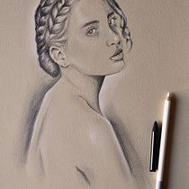 Mi Proyecto del curso: Dibujo de retrato clásico: el método del Renacimiento. Fine Arts, Sketching, Drawing, Portrait Drawing, Realistic Drawing, and Artistic Drawing project by Jose Justiniano - 03.07.2022