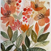 Mój projekt z kursu: Piękno akwarelowych kwiatów: poczuj więź z naturą. Ilustração tradicional, Pintura, Pintura em aquarela e Ilustração botânica projeto de Joanna - 07.03.2022