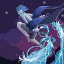 Mi Proyecto del curso: Introducción al diseño de personajes en pixel art. Un progetto di Character design, Videogiochi, Pixel art e Progettazione di videogiochi di Juan Rubiano - 04.03.2022