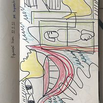 Meu projeto do curso: Caderno de desenho como laboratório de ideias. Creativit, Pencil Drawing, Drawing, and Sketchbook project by gabriela etchart - 03.07.2022
