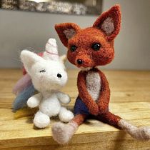 Mi Proyecto del curso: Needle felting: creación de personajes con lana y aguja. Artesanato, Design de brinquedos, Feltragem com agulha, e Design têxtil projeto de Tania Lara - 07.03.2022
