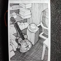 My project for course: Illustrated Diary: Fill Your Sketchbook with Experiences. Ilustração tradicional, Esboçado, Desenho, Sketchbook e Ilustração com tinta projeto de Rhonda Stewart - 08.03.2022