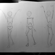 Mi Proyecto del curso: Dibujo anatómico para principiantes. Fine Arts, Sketching, Pencil Drawing, Drawing, Realistic Drawing, Figure Drawing, and Traditional illustration project by Flavia Ramos Guillen - 03.08.2022
