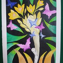 Mi Proyecto del curso: Danza y Flores. Un projet de Illustration traditionnelle, Dessin et Illustration à l'encre de fmoralesvaldes - 08.03.2022