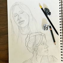 Final Project: Portrait Sketchbooking: Explore the Human Face. Un proyecto de Bocetado, Dibujo, Dibujo de Retrato, Dibujo artístico y Sketchbook de steve_ference - 08.03.2022