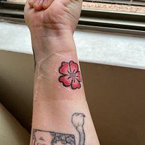 Flor 8M. Tattoo Design project by Josefina Siri Valenzuela - 03.08.2022