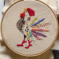 My project for course: Embroidery Techniques: Illustrating with Needle and Thread. Un projet de Broderie , et Design textile de Mary Camacho - 09.03.2022