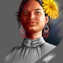 My project for course: Digital Fantasy Portraits with Photoshop. Traditional illustration, Drawing, Digital Illustration, Portrait Drawing, Digital Drawing, and Digital Painting project by Prabakaran N - 03.06.2022
