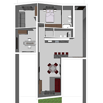 Mi Proyecto del curso: Diseño de interiores de principio a fin (remodelación de mi casa). Projekt z dziedziny Architektura wnętrz, Projektowanie wnętrz, Dekoracja wnętrz i Projektowanie przestrzeni użytkownika Melina De la Rosa - 09.03.2022