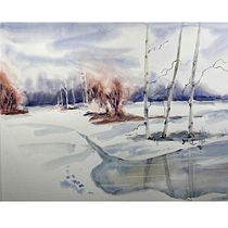 Mi Proyecto del curso: Paisajes en acuarela: técnicas y herramientas experimentales. Un progetto di Belle arti, Pittura e Pittura ad acquerello di isabel.riba - 08.02.2022