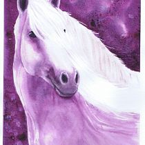 My project for course: Expressive Animal Portraits in Watercolor. Projekt z dziedziny Trad, c, jna ilustracja, Malowanie akwarelą, R, sunek realist, czn, Ilustracja naturalist i czna użytkownika sorichta_m - 09.03.2022