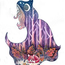 Mon projet du cours : Peinture en négatif à l’aquarelle pour illustration jeunesse . % petiteangenoire tarafından hazırlanan Geleneksel illüstras, on, Tablo, Kalem Çizimi, Sulubo, a Resim, Çocuk İllüstras, onu, Ve Anlatı projesi - 03.09.2022