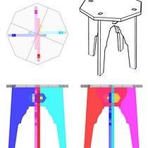 My project for course: Introduction to CNC Router Furniture Design. Un progetto di Design e creazione di mobili, Design industriale, Product design e Falegnameria  di Ewa Maria Murphy - 09.03.2022