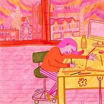 Heather Miller | Art Director + Illustrator behind H Miller Ink | Exploratory Sketchbook Final Project. Traditional illustration, Sketching, Creativit, Drawing, Watercolor Painting, Sketchbook, and Gouache Painting project by Heather | H Miller Ink | Illustrator + Art Director - 03.09.2022