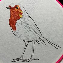 My project for course: Painting with Thread: Textile Illustration Techniques. Ilustração tradicional, Bordado, e Design têxtil projeto de Yaneth Sánchez-Barbosa - 09.03.2022