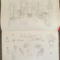 My project for course: Creative Sketching: Fill Your Illustrations with Life and Detail. Un progetto di Illustrazione tradizionale, Bozzetti, Disegno a matita, Disegno, Pittura ad acquerello, Sketchbook e Illustrazione con inchiostro di Data Rocks - 10.03.2022