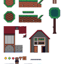 Mi Proyecto del curso: Creación de escenarios pixel art para videojuegos. Un progetto di Animazione 2D, Animazione 3D, Videogiochi, Pixel art, Progettazione di videogiochi e Sviluppo di videogiochi di Jean Piere Cruz Cam - 10.03.2022