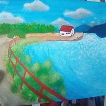 Mi Proyecto del curso: Naturaleza con pintura acrílica: del cuaderno al lienzo . Traditional illustration, Painting, Acr, lic Painting, and Sketchbook project by Jenifer Valdez Miranda - 03.10.2022