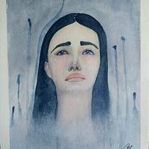 Mi Proyecto del curso:  Retratos expresivos en acuarela. Traditional illustration, Fine Arts, Painting, Watercolor Painting, and Portrait Drawing project by samantha marilu romero pacheco - 08.15.2021