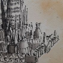 Il mio progetto del corso: Disegno architettonico con acquerello e inchiostro. Watercolor Painting, Ink Illustration, Sketching, Drawing, Architectural Illustration, and Sketchbook project by macspisani - 03.10.2022