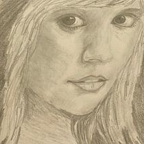 My project for course: Artistic Portrait Drawing: Capture Authentic Expressions. Un projet de Illustration traditionnelle, Beaux Arts, Esquisse , Dessin au cra, on, Dessin, Dessin de portrait, Dessin réaliste, Dessin artistique , et Dessin anatomique de Marianne Metcalf - 10.03.2022