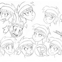 Mi Proyecto del curso: Dibujo de personajes manga desde cero. Traditional illustration, Character Design, Comic, Pencil Drawing, Drawing, and Manga project by smiljan.mimica - 03.10.2022