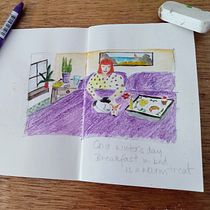 My project for course: Exploratory Sketchbook: Find Your Drawing Style. Traditional illustration, Sketching, Creativit, Drawing, Watercolor Painting, Sketchbook, and Gouache Painting project by pat_24 - 03.10.2022